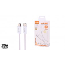 کابل شارژ دو سر تایپ سی الدینیو مدل LC901C طول 1 متر